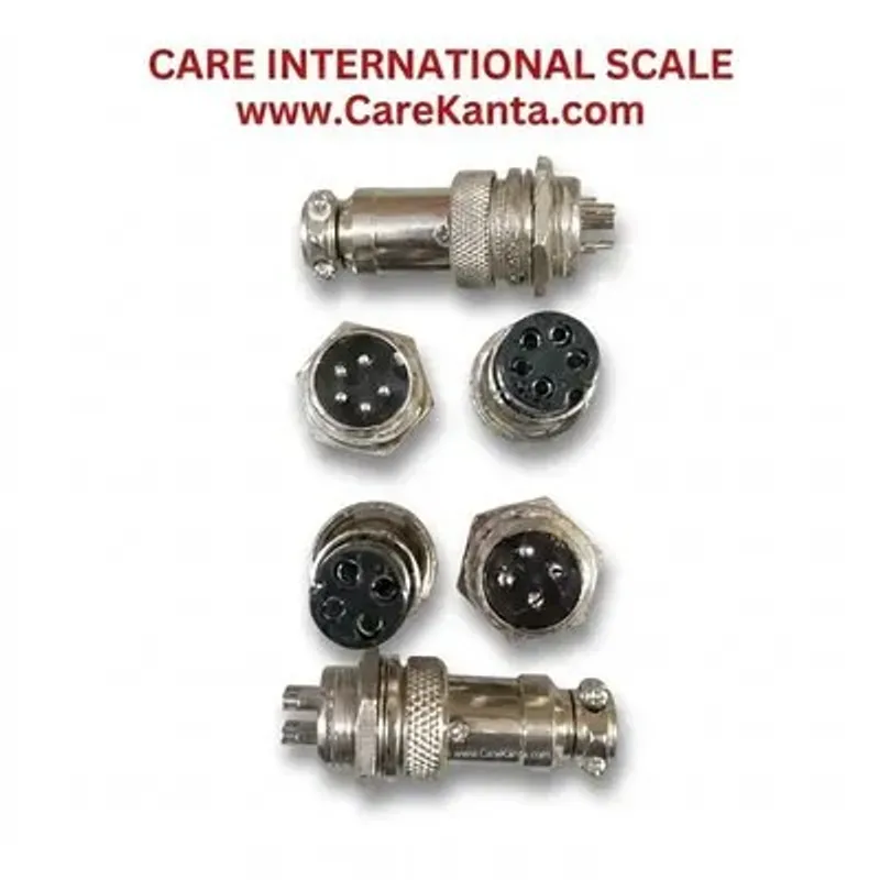 5 and 4 Pin Connector Scale Spare Parts - Care International Scale Pakistan