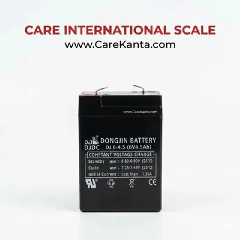 6V Battery Line Power Scale Spare Parts - Care International Scale Pakistan