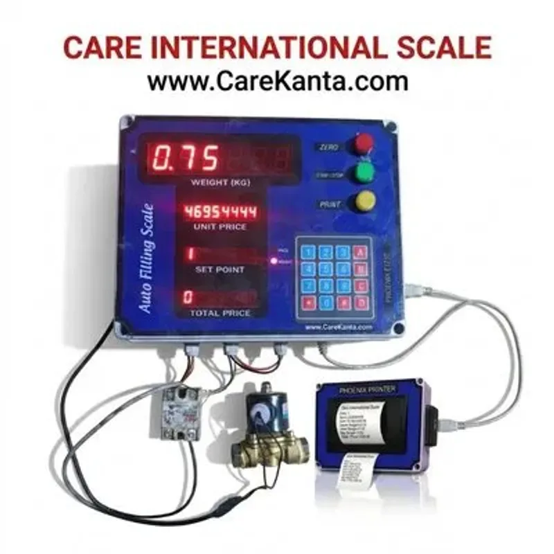 Auto Gas Filling Weight scale Complete Platform Scales - Care International Scale Pakistan