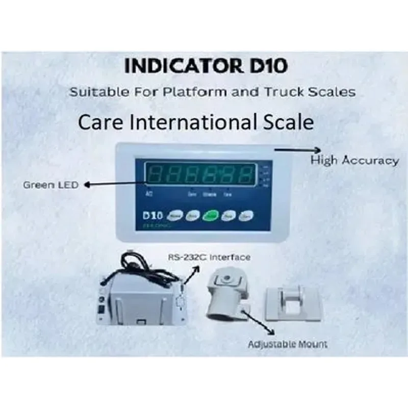 D10 Weighing Indicator Indicators & Controllers - Care International Scale Pakistan